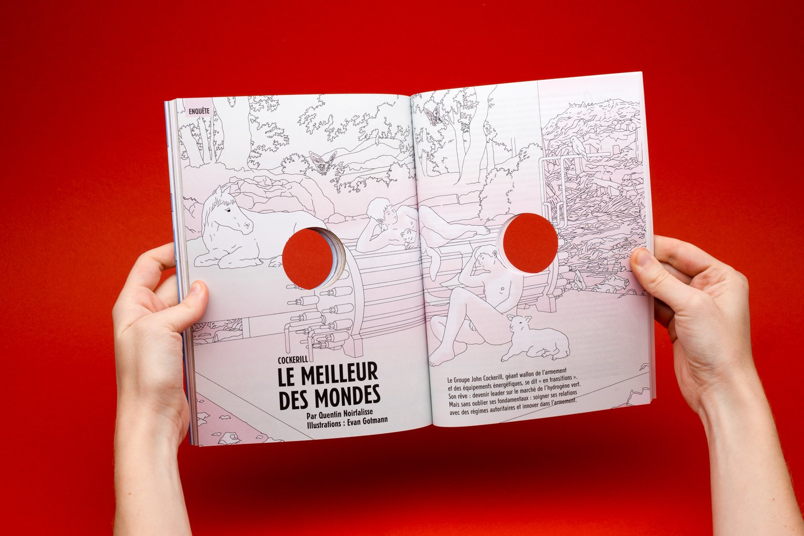 Le Meilleur Des Mondes Page De Garde Illustration Le meilleur des mondes - Médor
