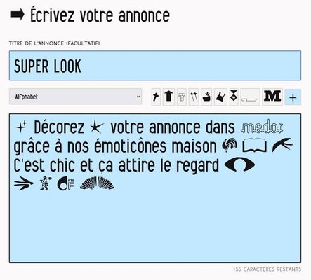 annonces glyphes