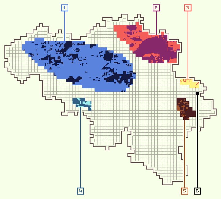 Carte gisements