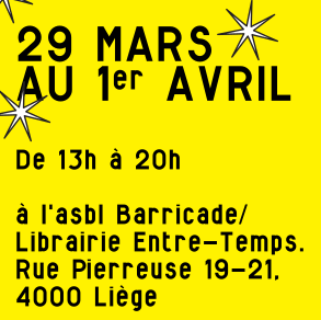 pop up barricade-infos pratiques