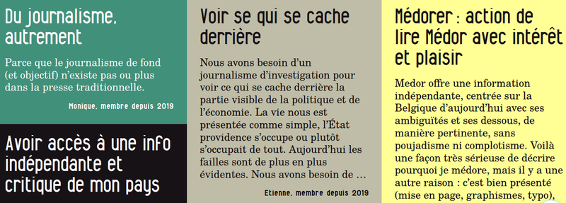 mur témoignages membres